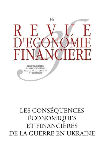 Couverture du livre « Guerre en ukraine : deflagrations et recompositions economiques et financieres » de Skreb/Lefevre/Volkov aux éditions Association D'economie Financiere