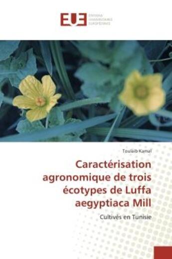 Couverture du livre « Caracterisation agronomique de trois ecotypes de Luffa aegyptiaca Mill : Cultives en Tunisie » de Toulaib Kamal aux éditions Editions Universitaires Europeennes