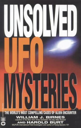 Couverture du livre « Unsolved UFO Mysteries » de Burt Harold aux éditions Grand Central Publishing