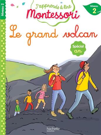 Couverture du livre « Le grand volcan, niveau 2 - j'apprends a lire montessori » de Jouenne/Doumont aux éditions Hachette Education