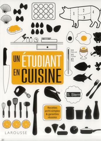 Couverture du livre « Un étudiant en cuisine » de  aux éditions Larousse