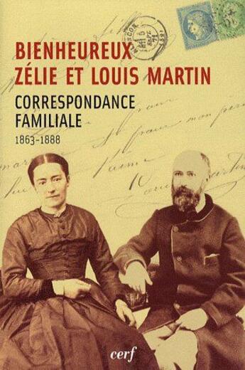 Couverture du livre « Correspondance familiale 1863-1885 » de Martin Z aux éditions Cerf