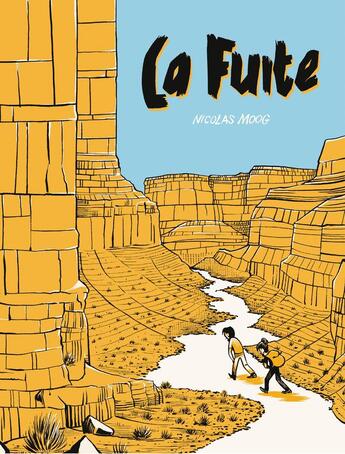 Couverture du livre « La fuite : le chien à l'arme » de Nicolas Moog aux éditions Six Pieds Sous Terre