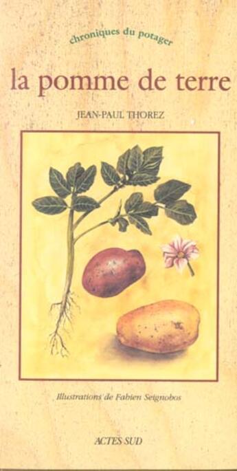 Couverture du livre « Pomme de terre (la) - chroniques du potager » de Jean-Paul Thorez aux éditions Actes Sud