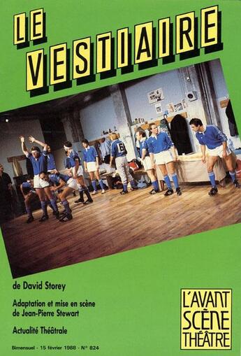 Couverture du livre « Le vestiaire » de David Storey aux éditions Avant-scene Theatre