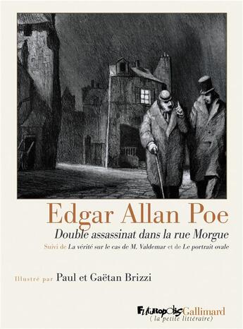 Couverture du livre « Double assassinat dans la rue morgue » de Paul Brizzi et Gaetan Brizzi aux éditions Futuropolis