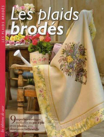 Couverture du livre « Les plaids brodés » de  aux éditions De Saxe