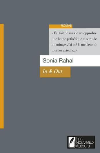 Couverture du livre « In and out » de Sonia Rahal aux éditions Les Nouveaux Auteurs