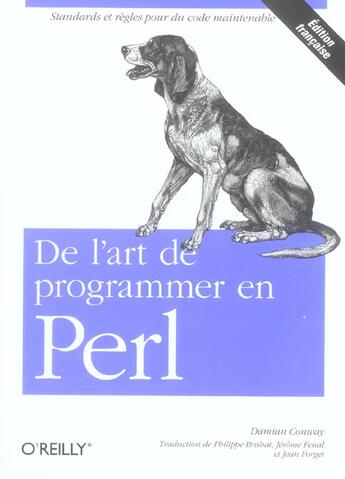 Couverture du livre « De l'art de programmer en perl » de Conway/Bruhat/Fenal aux éditions Ellipses