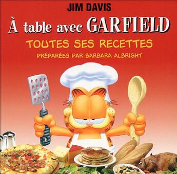 Couverture du livre « À table avec Garfield » de Jim Davis aux éditions Les Livres Du Dragon D'or