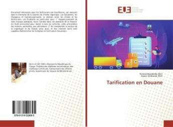 Couverture du livre « Tarification en douane » de  aux éditions Editions Universitaires Europeennes