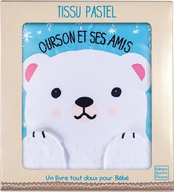 Couverture du livre « Tissu-boite - ourson et ses amis (avec boite) » de Francesca Ferri aux éditions Quatre Fleuves