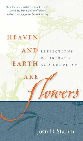 Couverture du livre « Heaven and Earth Are Flowers » de Stamm Joan D aux éditions Wisdom Publications