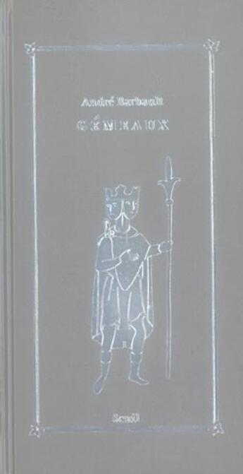Couverture du livre « Gemeaux (21 mai-21 juin), signes du zodiaque » de Andre Barbault aux éditions Seuil