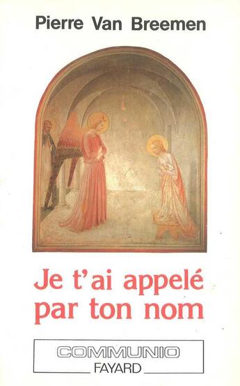 Couverture du livre « Je t'ai appele par ton nom » de  aux éditions Jubile