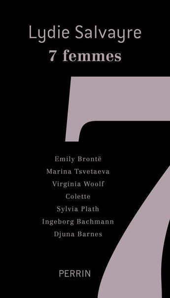 Couverture du livre « 7 femmes » de Lydie Salvayre aux éditions Perrin