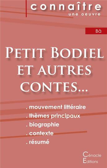 Couverture du livre « Petit Bodiel et autres contes, d'Amadou Hampâté Bâ » de  aux éditions Editions Du Cenacle