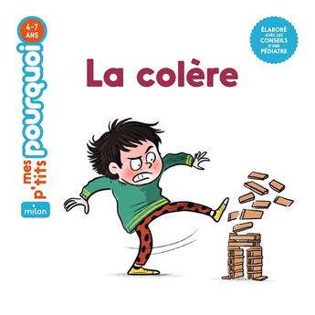 Couverture du livre « La colère » de Isabelle Maroger et Camille Laurans aux éditions Milan