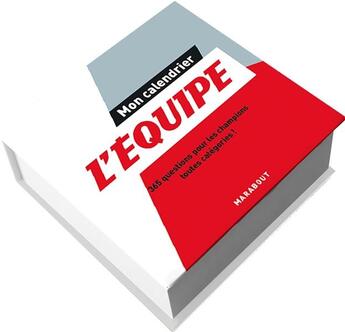 Couverture du livre « Éphéméride l'Equipe (édition 2019) » de  aux éditions Marabout