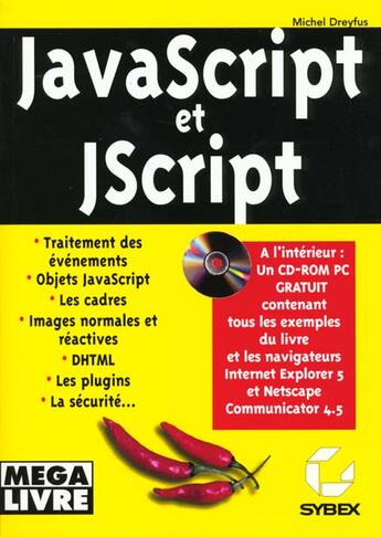 Couverture du livre « Javascript Et Jscript Megalivre » de Dreyfus/Michel aux éditions Eska