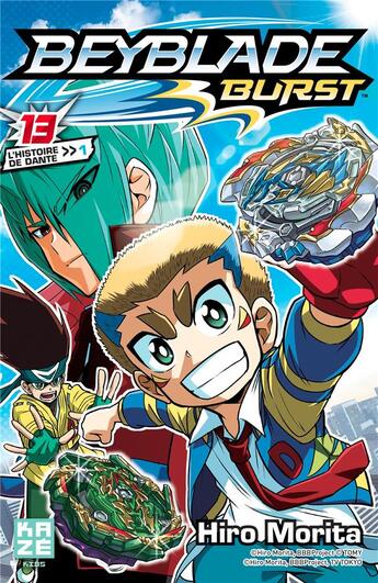 Couverture du livre « Beyblade - burst Tome 13 : l'histoire de Dante Tome 1 » de Hiro Morita aux éditions Crunchyroll