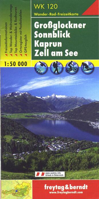 Couverture du livre « Grobglockner sonnblick kaprun zell am see » de  aux éditions Freytag Und Berndt