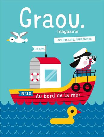 Couverture du livre « Magazine graou n 12 - au bord de la mer » de Gwe/Cousseau/Csil aux éditions Maison Georges