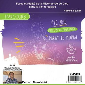 Couverture du livre « Force et realite de la misericorde de dieu dans la vie conjugale » de  aux éditions Emmanuel