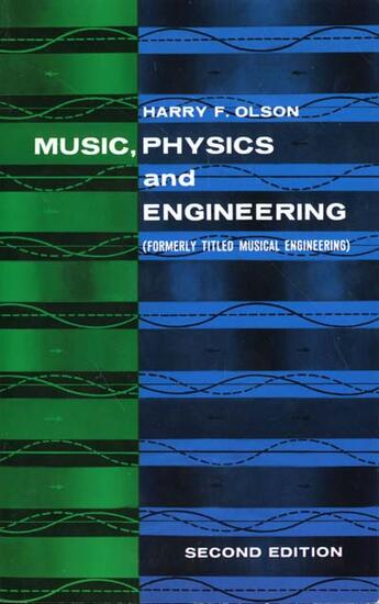 Couverture du livre « Harry f. olson : music, physics and engineering. - ouvrage de reference en anglais » de Harry F. (Aut Olson aux éditions Dover