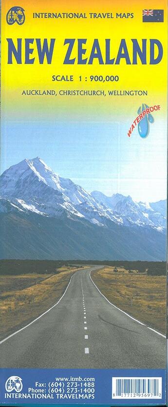 Couverture du livre « NEW ZEALAND - 9TH EDITION » de  aux éditions Itm