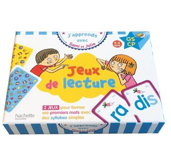 Couverture du livre « J'apprends avec sami et julie : jeux de lecture » de Therese Bonte aux éditions Hachette Education