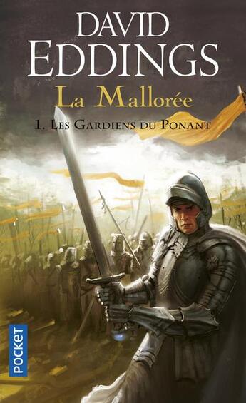 Couverture du livre « La Mallorée Tome 1 : les gardiens du Ponant » de David Eddings aux éditions Pocket