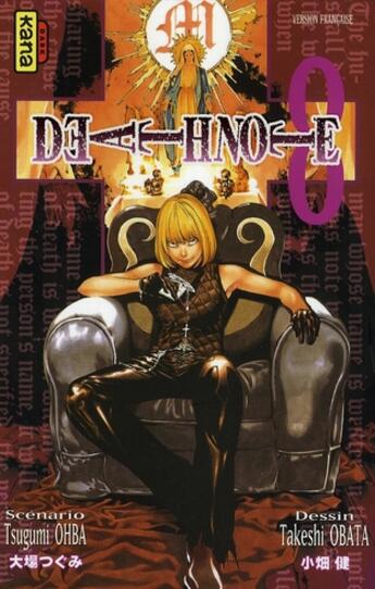 Couverture du livre « Death note Tome 8 » de Takeshi Obata et Tsugumi Ohba aux éditions Kana