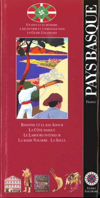 Couverture du livre « Pays basque - france » de Collectif Gallimard aux éditions Gallimard-loisirs