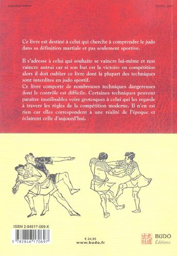 Couverture du livre « Judo : les techniques oubliees » de Loic Blanchetete aux éditions Budo