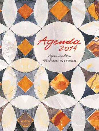 Couverture du livre « Agenda aquarelles 2014 » de Fabrice Moireau aux éditions Pacifique