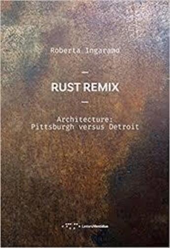 Couverture du livre « Rust remix » de Ingaramo Roberta aux éditions Letteraventidue