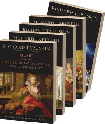 Couverture du livre « Oxford History of Western Music: 5-vol. set » de Richard Taruskin aux éditions Oxford University Press Usa