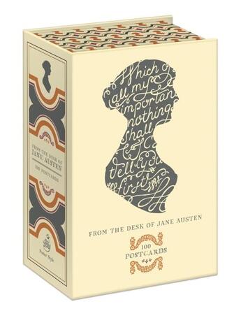 Couverture du livre « FROM THE DESK OF JANE AUSTEN - 100 POSTCARDS » de  aux éditions Random House Us