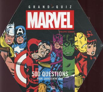 Couverture du livre « Marvel ; boîte à quiz » de Nicolas Beaujouan aux éditions Hachette Pratique