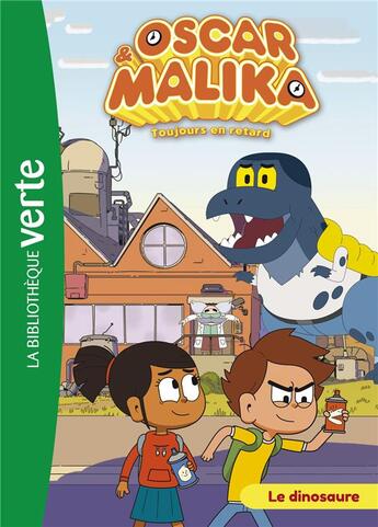 Couverture du livre « Oscar et Malika Tome 6 : le dinosaure » de Katherine Quenot aux éditions Hachette Jeunesse