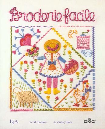 Couverture du livre « Broderie facile » de Bodson/Vinas Y Roca aux éditions Le Temps Apprivoise