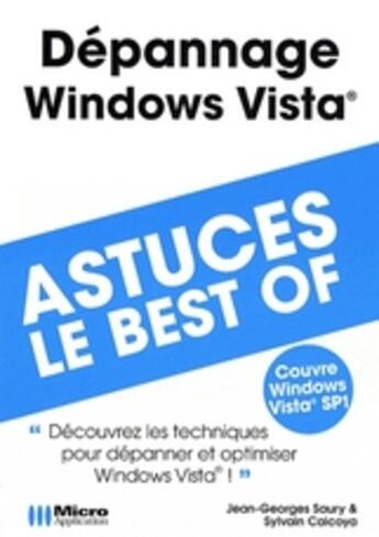 Couverture du livre « Dépannage windows vista ; astuces, le best of ; 