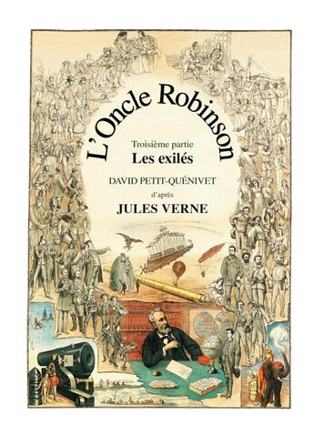 Couverture du livre « L'Oncle Robinson : Les exilés » de David Petit-Quénivet aux éditions Books On Demand