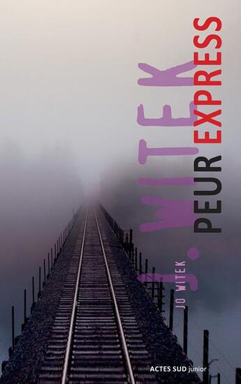 Couverture du livre « Peur express » de Jo Witek aux éditions Actes Sud Jeunesse