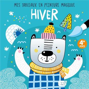 Couverture du livre « Mes tableaux en peinture magique - hiver » de Atelier Cloro aux éditions 1 2 3 Soleil