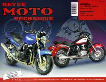 Couverture du livre « Honda VT 125 C/C2 Shadow ; Kawasaki ZR-7 » de Etai aux éditions Etai