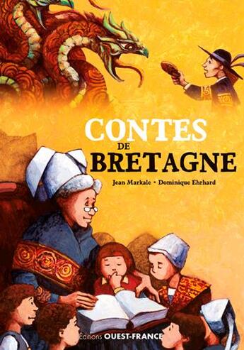 Couverture du livre « Contes de bretagne » de Jean Markale et Dominique Ehrhard aux éditions Ouest France