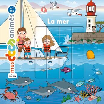 Couverture du livre « La mer » de Stephanie Ledu aux éditions Milan