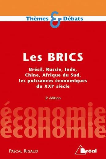 Couverture du livre « Les BRIC » de Pascal Rigaud aux éditions Breal